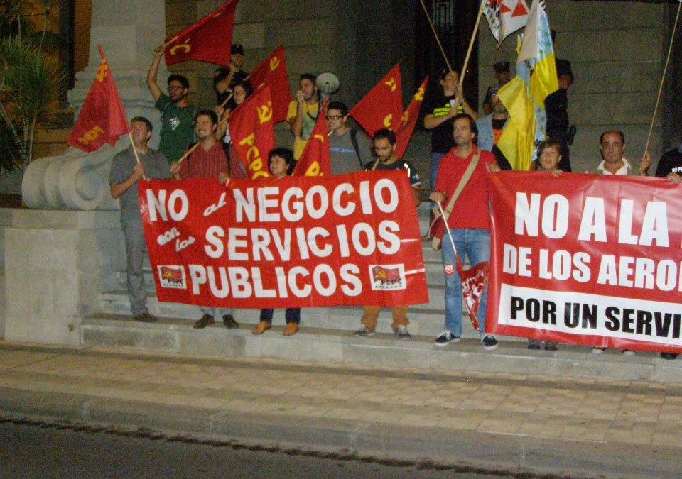 Avanza la lucha de AENA en Tenerife