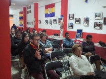 Crónica del acto del Sahara en las jornadas antiimperialistas en Orihuela.