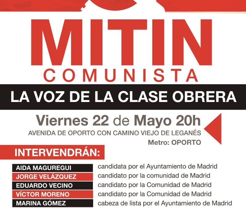 Mitin cierre de campaña en Madrid