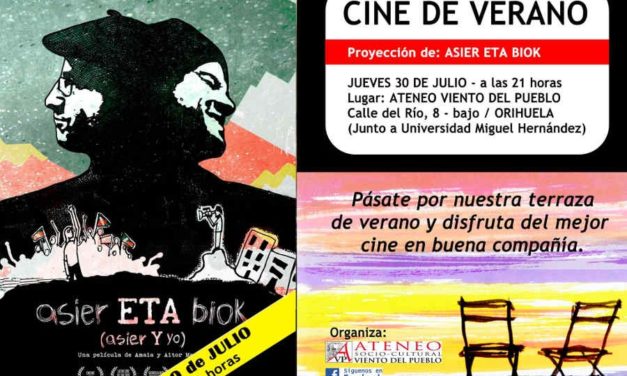 CINE FORUM- Proyección de ASIER ETA BIOK en el cine de verano