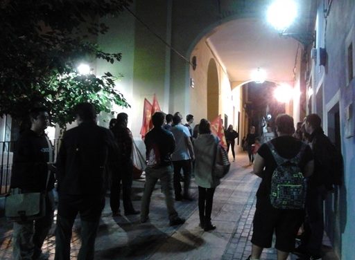 Comunicado concentración anti represiva en Villajoyosa