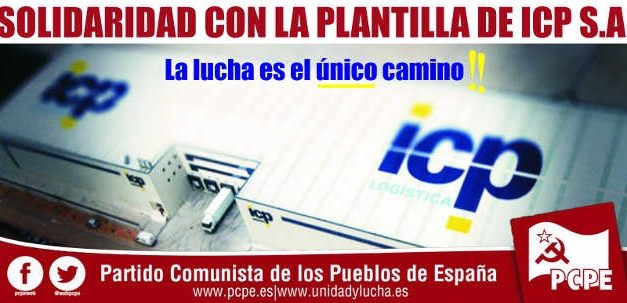 Solidaridad con la plantilla de ICP S.A.