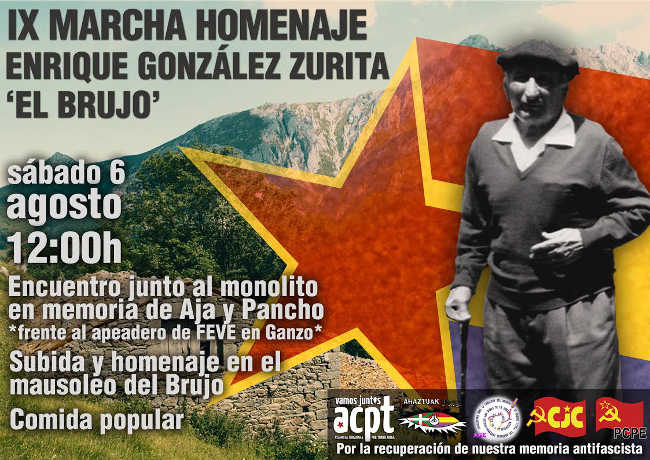 IX Marcha Homenaje al Guerrillero “El Brujo” y a la guerrilla antifascista