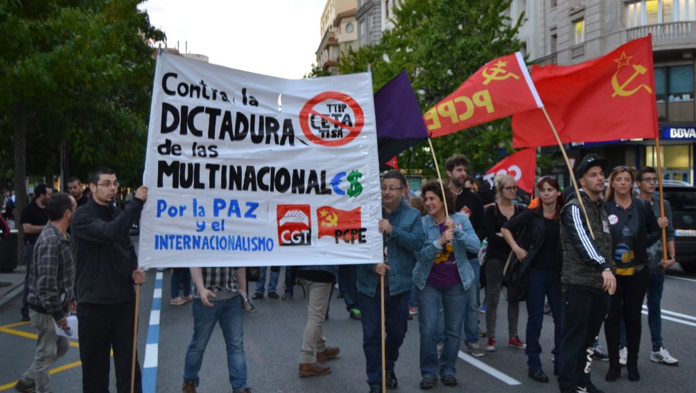 Jornada del 15 de octubre en Cantabria: ¡Lucha sin cuartel contra el TTIP!