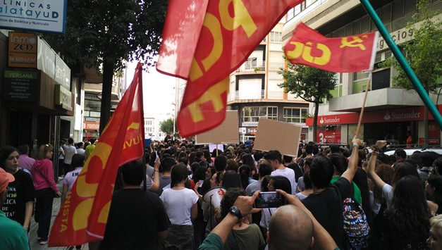 26 de octubre, Jornada de lucha por la enseñanza pública y huelga de estudiantes en Elx