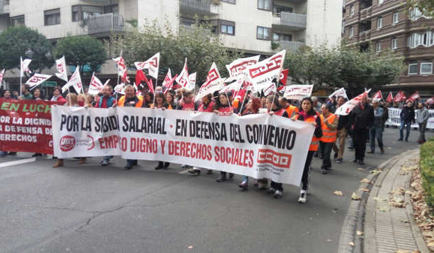 El telemarketing en huelga, el PCPE León continúa apoyando su lucha