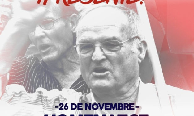 Activitats del PCPC pel 26 de novembre: homenatge al camarada Mora i acte del 99 aniversari de la Revolució Soviètica