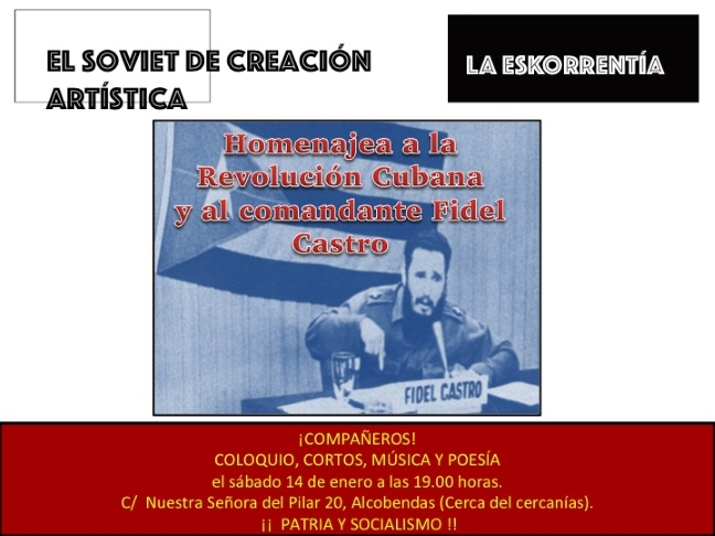 Fidelidad a la revolución. Homenaje a la Revolución Cubana el Alcobendas