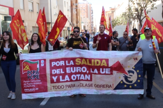 El PCPA-PCPE en Almería dice NO a la OTAN y sus bases militares