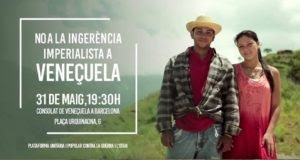 Dimecres 31 de maig a les 19.30: Solidaritat amb el poble veneçolà, endavant amb la solidaritat internacionalista!
