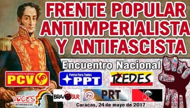 Creado el Frente Popular Antiimperialista y Antifascista en Venezuela