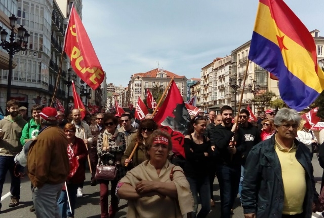 Santander: el PCPE y los CJC en la Manifestación del 1 de Mayo