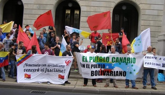 Crónica: El pueblo canario con el pueblo bolivariano