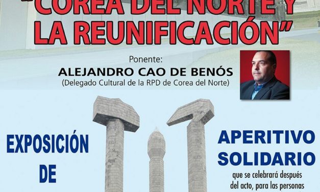 Acto sobre Corea del Norte en Orihuela