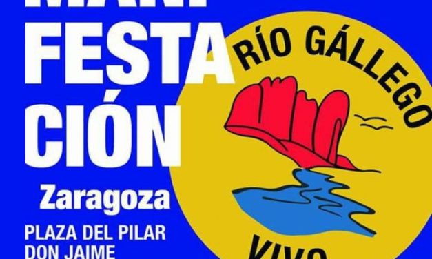 Manifestación en Zaragoza: ¡No al pantano de Biscarrués!