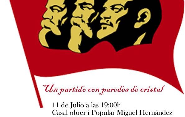 Jornada de formación en Elx: El Partido Comunista