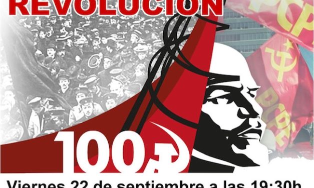 Acto en conmemoración del 100 aniversario de la revolución de octubre en Alicante