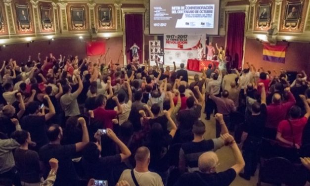 Octubre Rojo en Madrid: Crónica del acto de conmemoración del 100 aniversario de la revolución Rusa