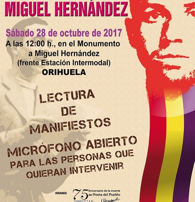 Homenaje republicano a Miguel Hernández