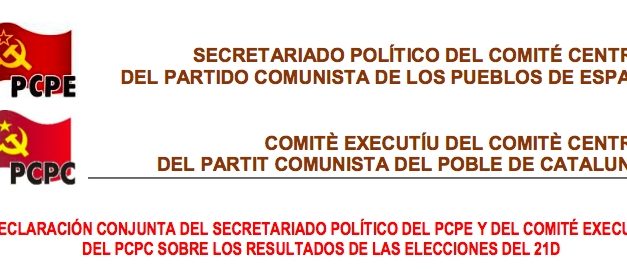 Sobre los resultados de las elecciones del 21D