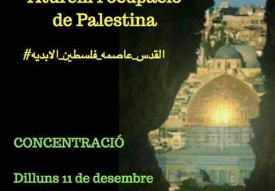 Jerusalem és Palestina! Solidaritat amb el poble palestí davant el nou atac de l’imperialisme Nord-Americà