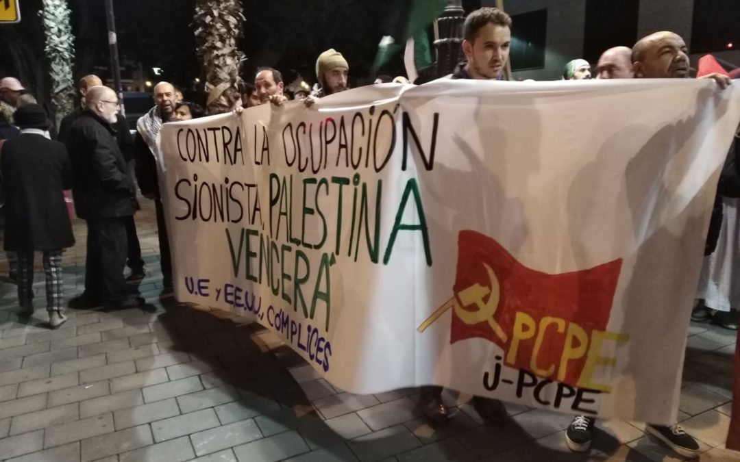 Concentración en apoyo al pueblo palestino