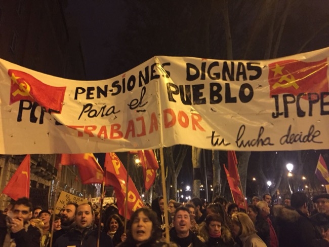 Madrid en defensa de las pensiones públicas