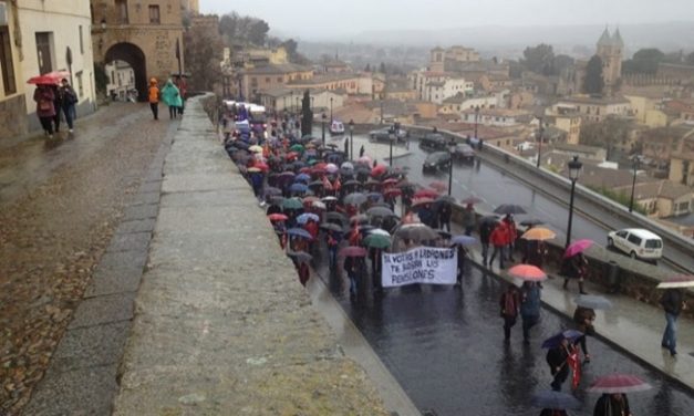 Manifestación de la lucha por las pensiones en la Ciudad de Toledo