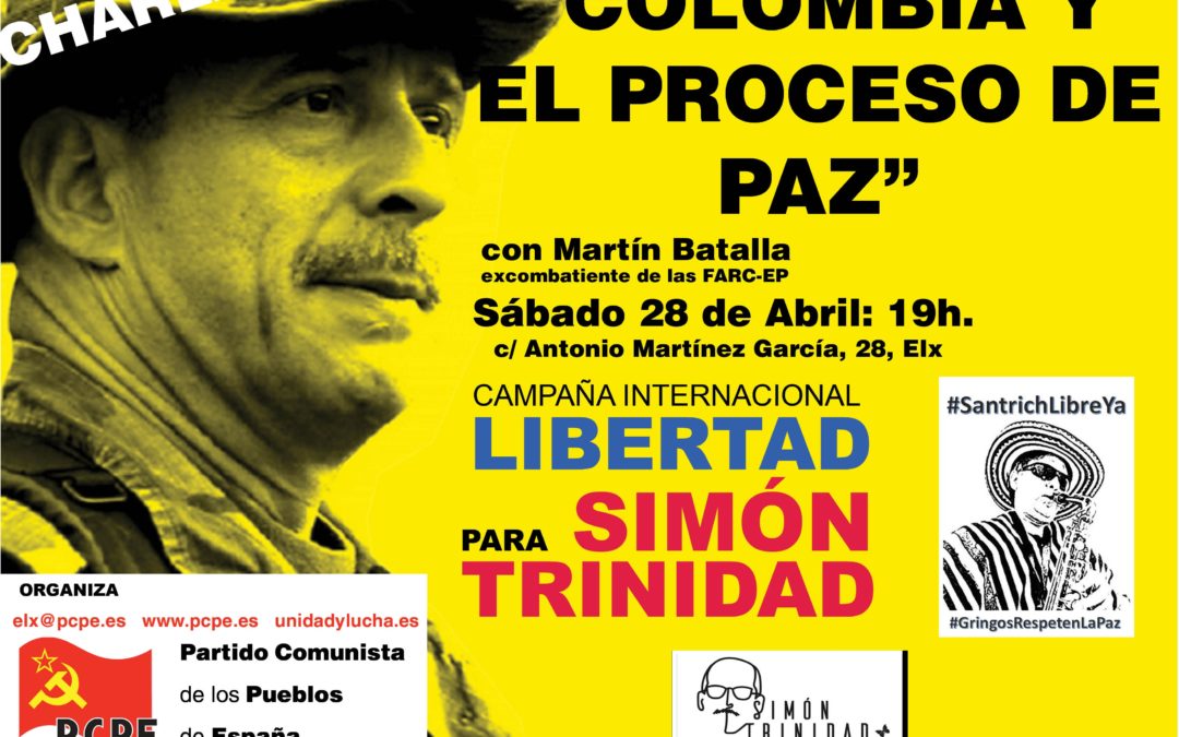 Charla «Colombia y el proceso de paz» en Elx