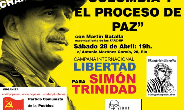 Charla “Colombia y el proceso de paz” en Elx