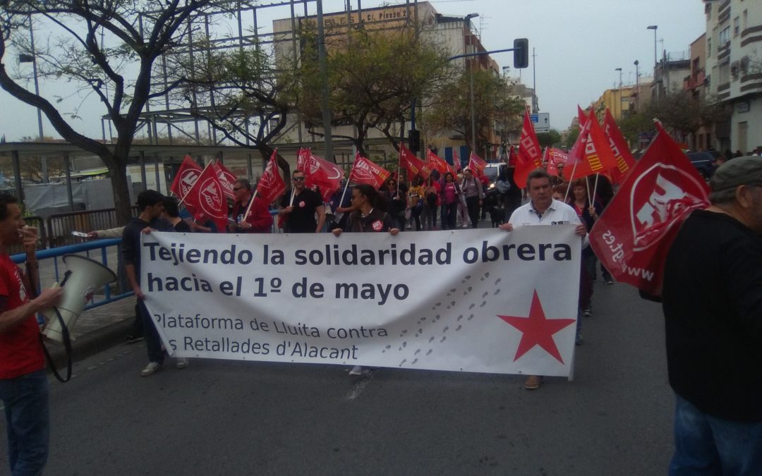 Crónica de la Marcha Obrera del sábado 21 de abril en Alicante