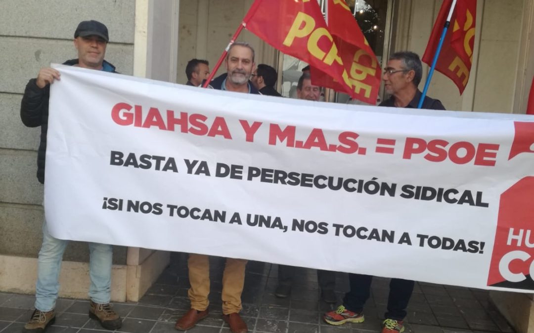 Contra la represión sindical en Gihasa