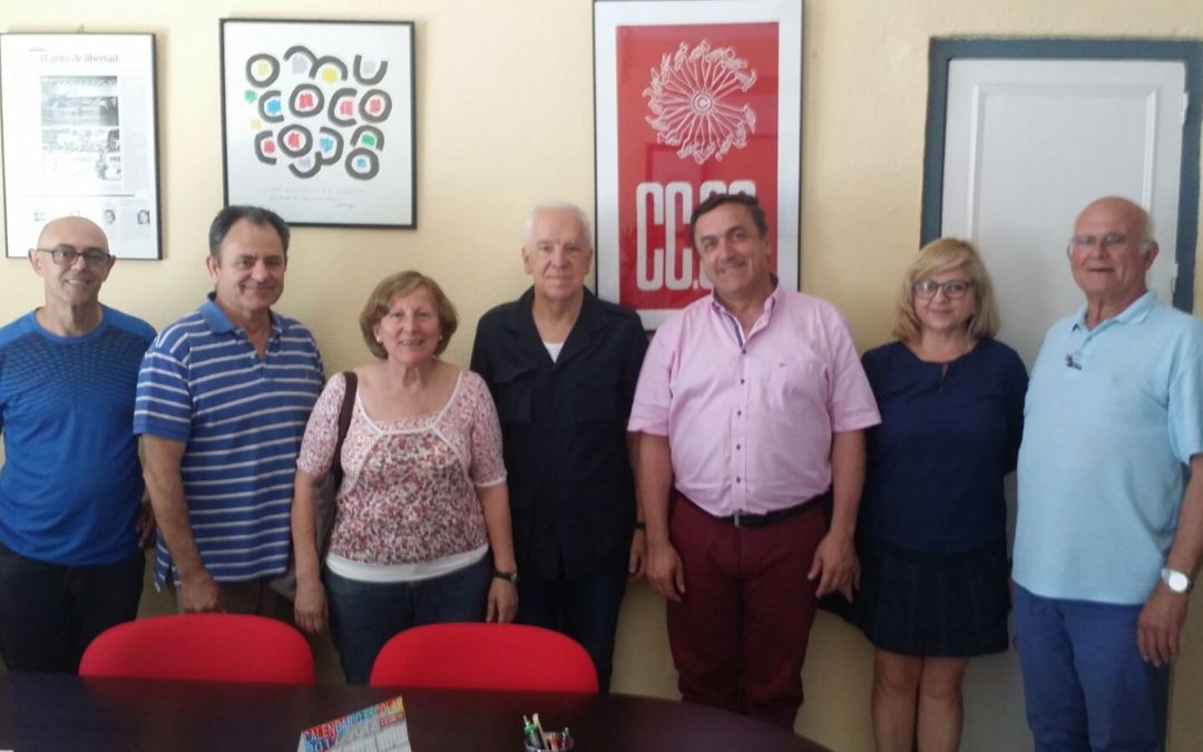 Encuentro de Carolus Wimmer con CCOO Málaga