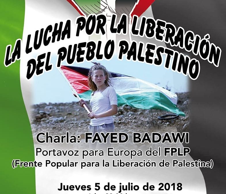 Acto de solidaridad con el pueblo palestino en Orihuela