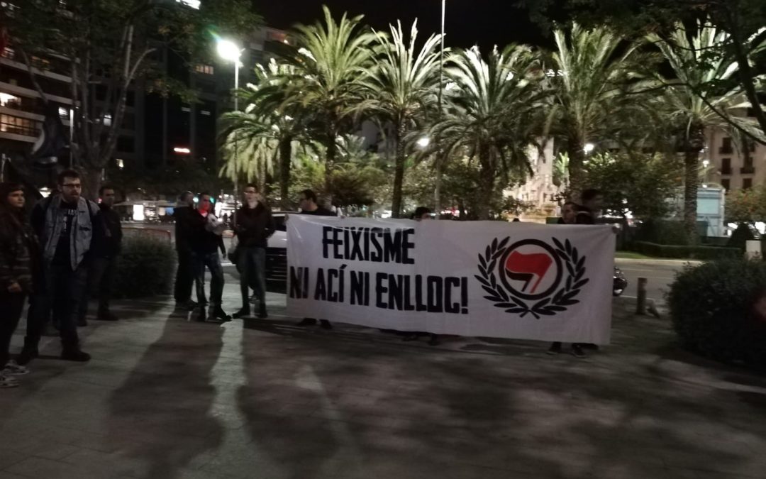 Crónica de la concentración antifascista de Alicante el 17 de noviembre