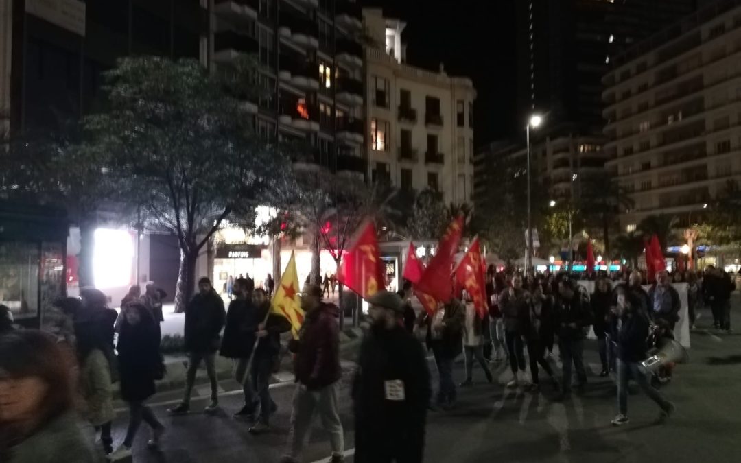 Crónica en Alicante sobre el 25 de noviembre, Día contra la Violencia de Género