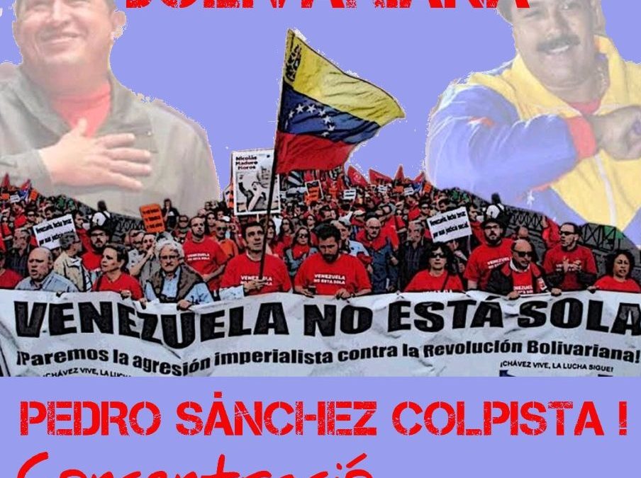 Concentración en solidaridad con Venezuela en Alicante