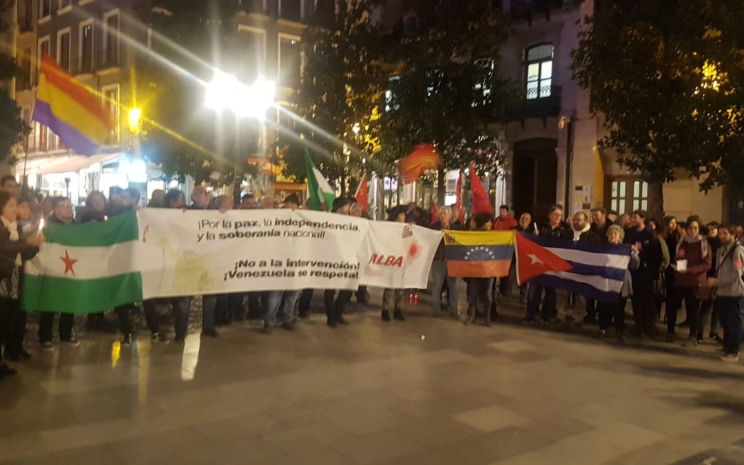 Crónica de la movilización por Venezuela en Granada