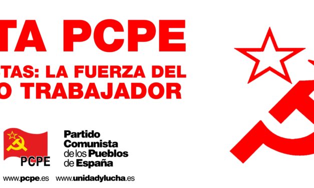 El PCPE presente en las elecciones del 28 de abril