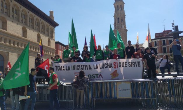 Crónica del 1 de mayo en Aragón