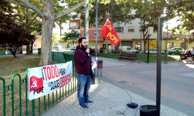 Crónica Mitin Central del PCPE en Albacete