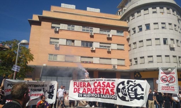 El pueblo trabajador de Madrid contra las casas de apuestas