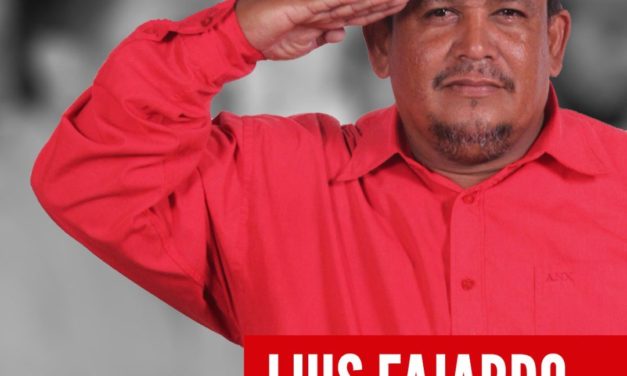 A un año del vil asesinato de Luis Fajardo, el PCV continúa exigiendo castigo a los culpables y asignación de tierras a los campesinos