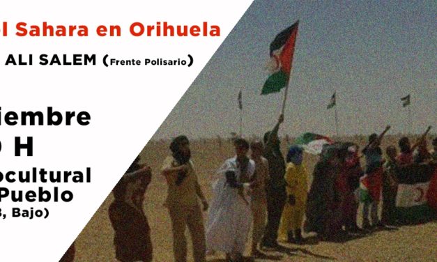 Charla en Orihuela: la represión al pueblo saharaui