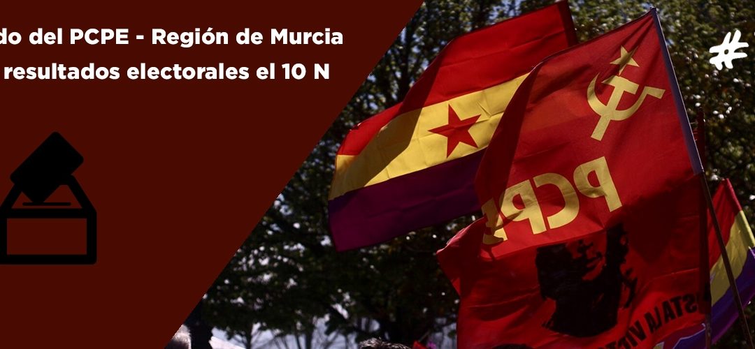 Ante el resultado de las elecciones generales del 10N en la Región de Murcia