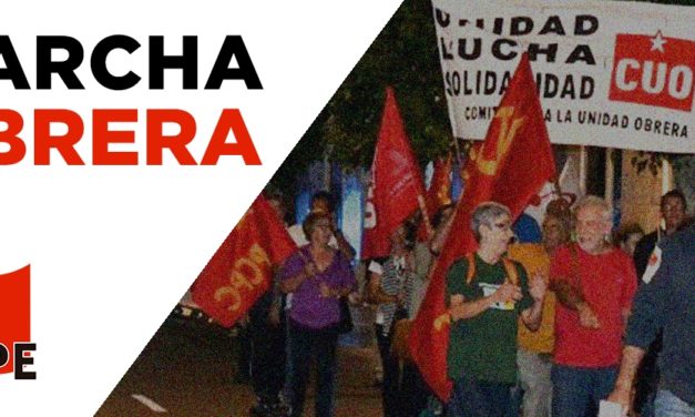 Décima Marcha Obrera – Viernes 22 noviembre – Las Palmas de Gran Canaria