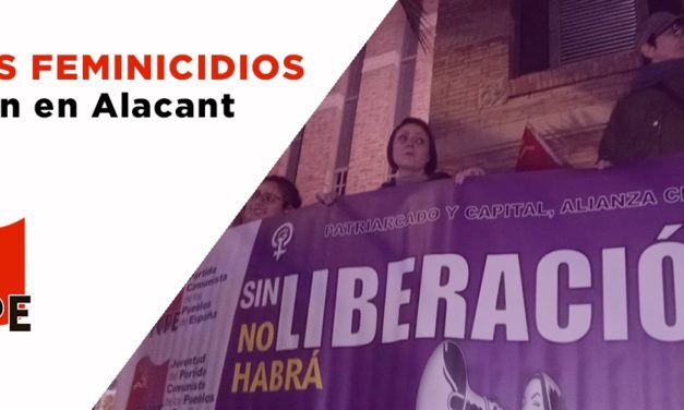 25N: no más feminicidios (manifestación en Alacant)