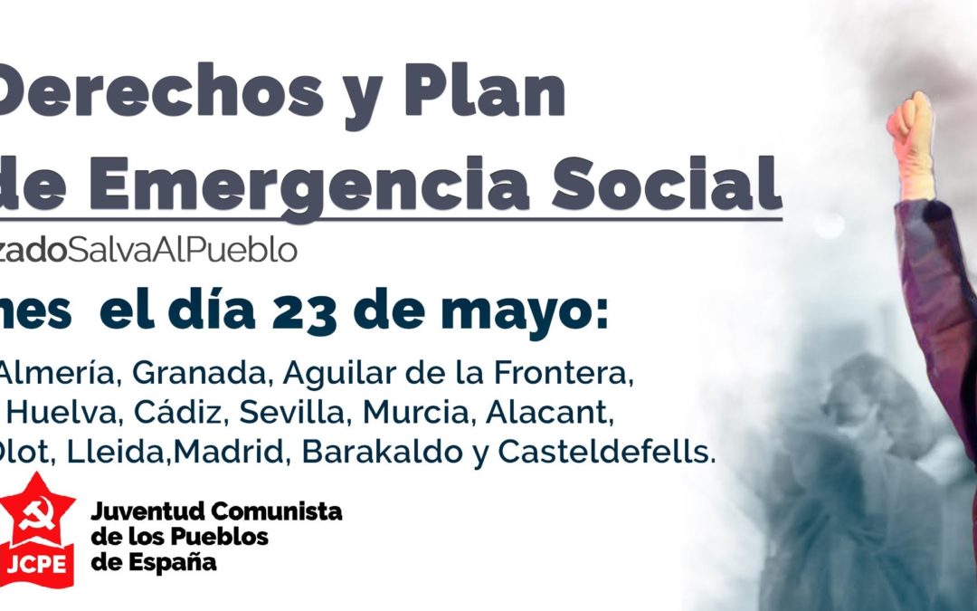 23 de mayo: por el trabajo, por nuestros  derechos, por un plan urgente de emergencia social.