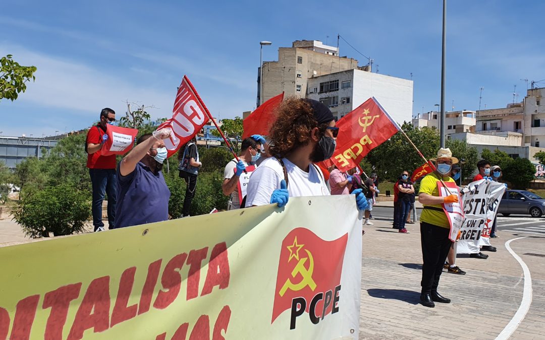 [Alicante] 23 Mayo: Concentración por el trabajo, por nuestros derechos, y por un Plan Urgente de Emergencia Social