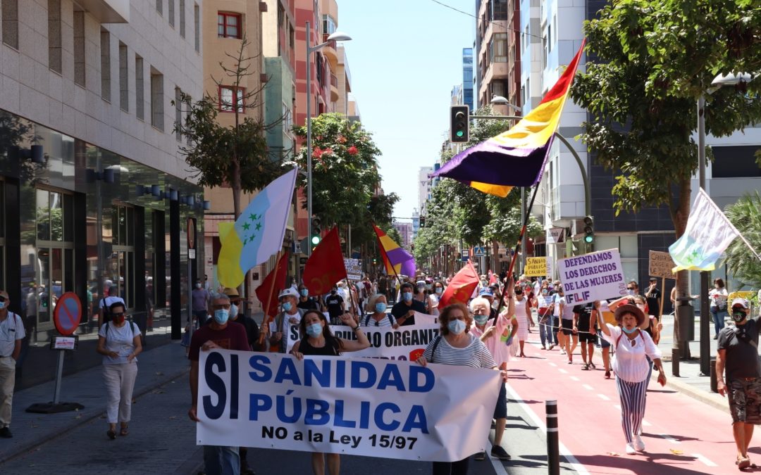 [Canarias] Crónica del acto en defensa de la sanidad pública
